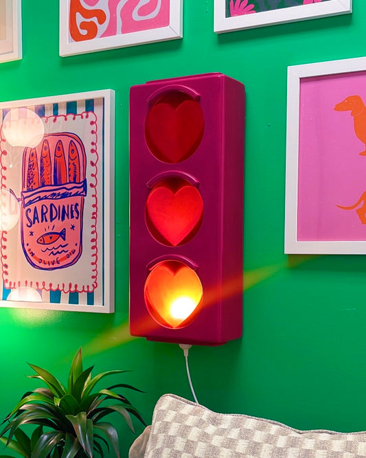 Sweetheart Stoplight Lamp
