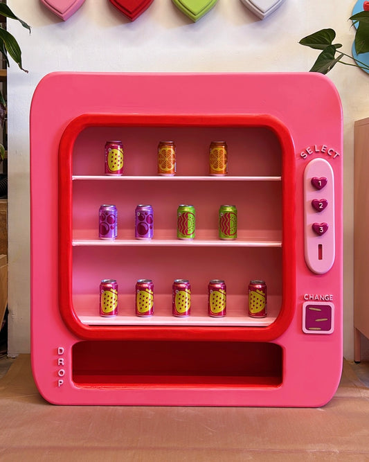 Candy Pink Vending Machine Display Sculpture — One of One