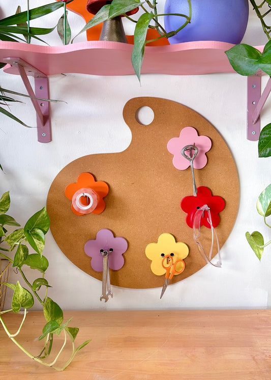 Paint Palette Pegboard