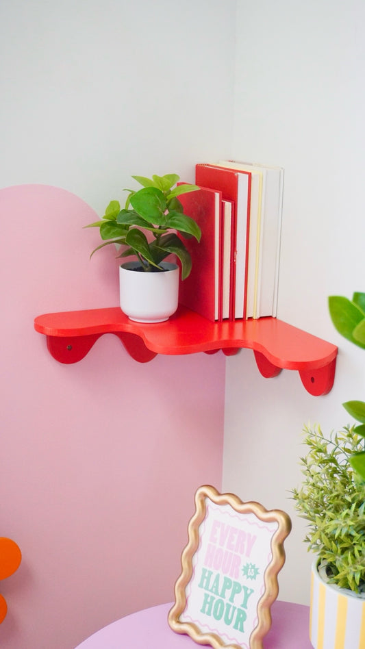 Drippy Corner Shelf