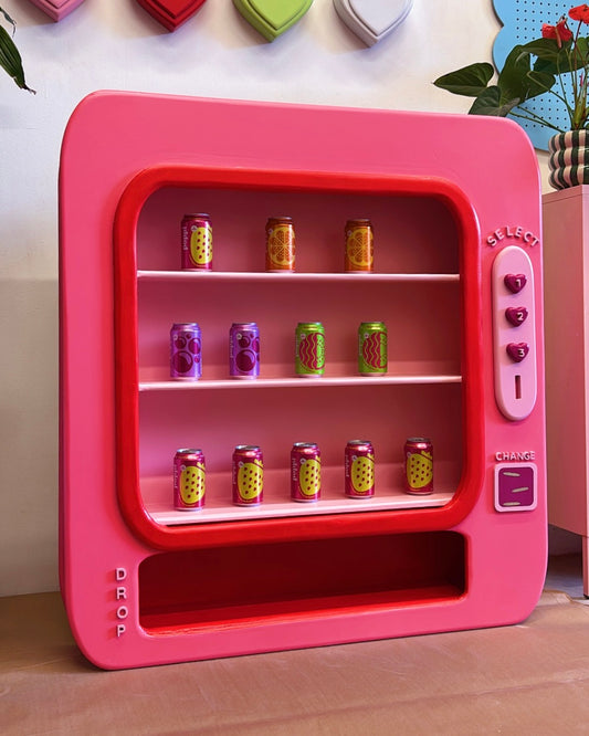 Candy Pink Vending Machine Display Sculpture — One of One