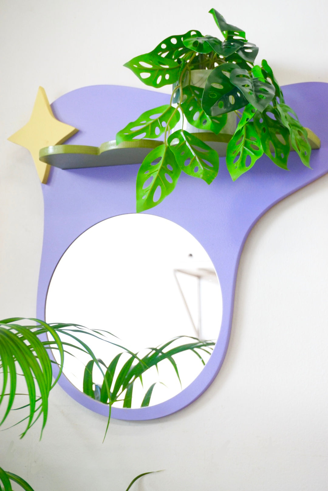 Pea Flower - Large Shelf + Mirror