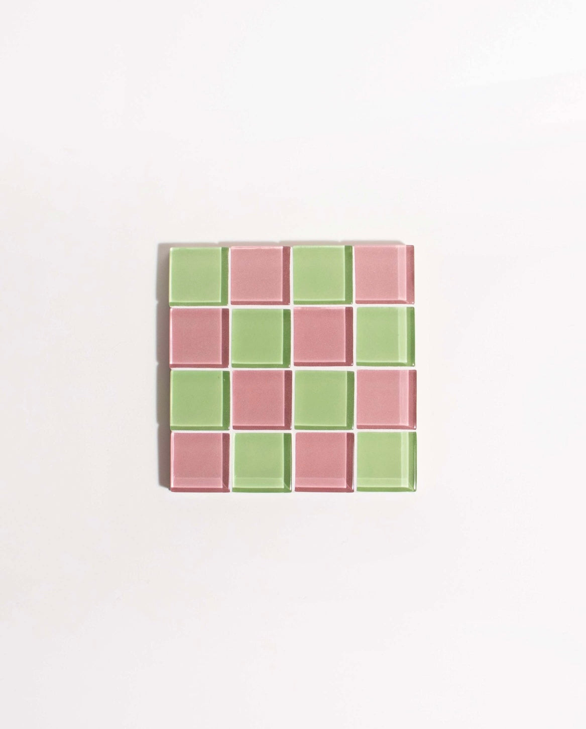 Checkered Tile Coaster