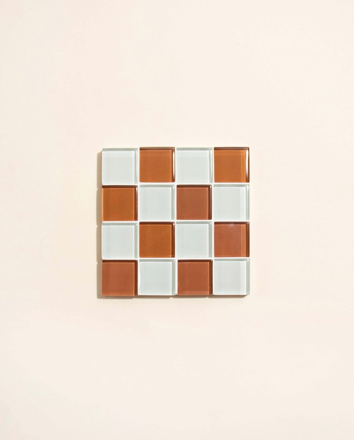 Checkered Tile Coaster
